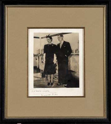 Lot 145 - DUKE & DUCHESS OF WINDSOR Early signed...