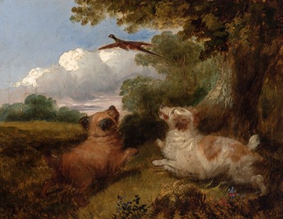 Lot 26 - George Armfield British, 1808-1893 Spaniels...