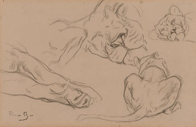 Lot 23 - Rosa Bonheur French, 1822-1899 Studies of a...