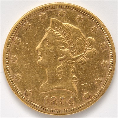 Lot 52 - United States 1894 $10 Liberty Nice circulated...