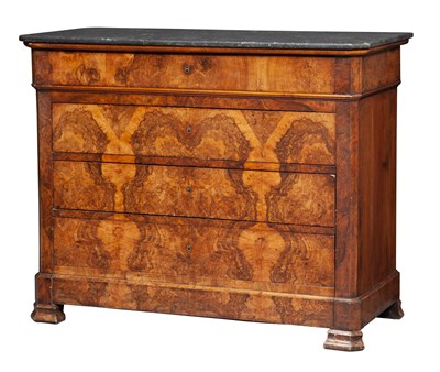 Lot 337 - Restauration Walnut Commode Height 39 inches,...