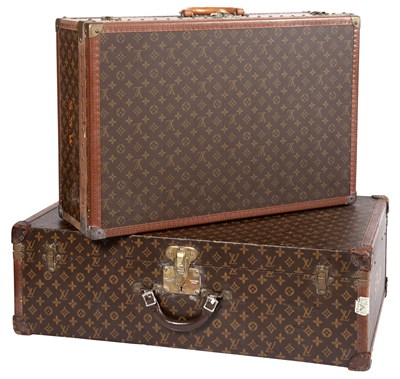 Lot 104 - Two Louis Vuitton Suitcases Larger suitcase 32...