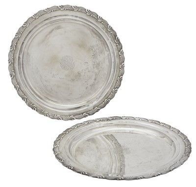 Lot 120 - Pair of Tiffany & Co. Sterling Silver Wave...