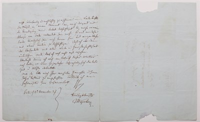 Lot 92 - MEYERBEER, GIACOMO Autograph letter signed....
