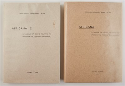 Lot 312 - [TENRI CENTRAL LIBRARY] Africana. Catalogue of...