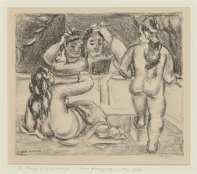 Lot 80 - Max Weber (1881-1961) THE BALCONY (RUBENSTEIN...