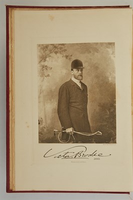 Lot 42 - BROOKE, VICTOR Sir Victor Brooke. Sportsman &...