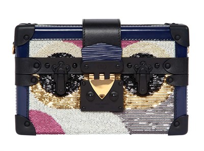 Lot 846 - Louis Vuitton Sequin Night Bird Petite Malle Bag
