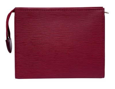 Lot 840 - Louis Vuitton Red Epi Leather Pochette