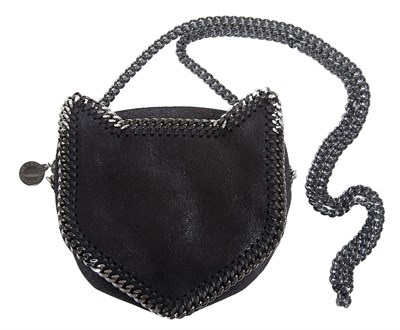 Lot 860 - Stella McCartney Black Leather Cat Bag