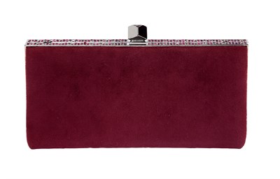 Lot 863 - Jimmy Choo Burgundy Evening Bag