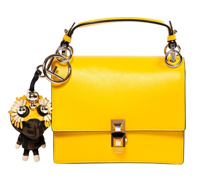 Lot 861 - Fendi Yellow Leather Kan Bag