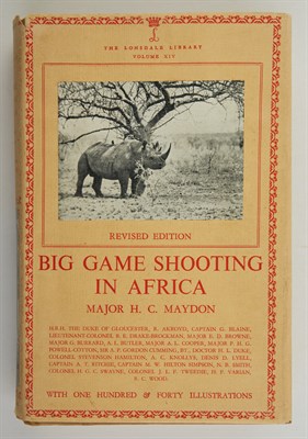 Lot 218 - MAYDON, H. C., ed. Big Game Shooting in Africa....