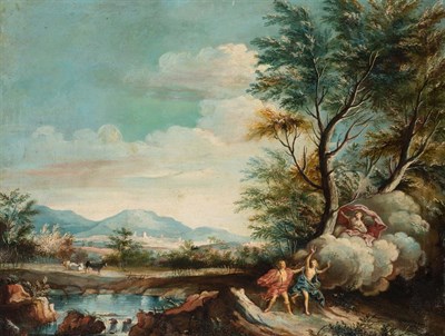 Lot 33 - Italian School 18th Century Landscape with...