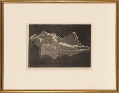 Lot 119 - Kyra Markham (1891-1967) SLEEP Aquatint, 1937,...