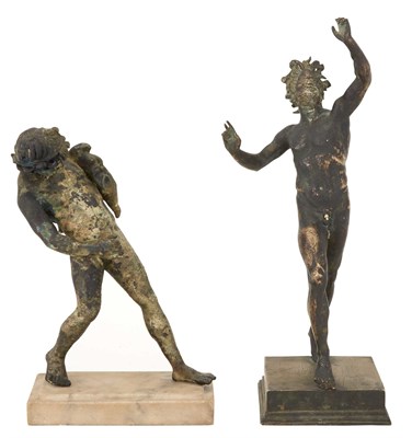 Lot 169 - Neapolitan Patinated Bronze Figure of 'The...