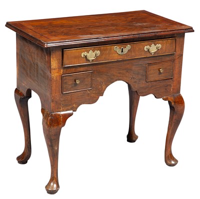 Lot 123 - George II Style Inlaid Walnut Dressing Table...