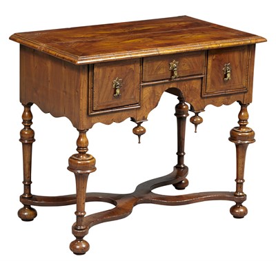 Lot 1086 - William and Mary Style Walnut Dressing Table...