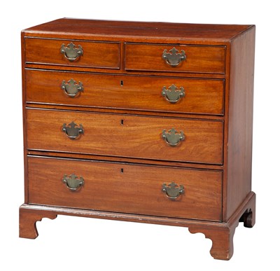 Lot 390 - George II Mahogany Chest of Drawers Height 36...