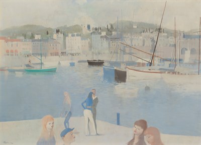 Lot 2 - Otto Bachmann Swiss, 1915-1996 Figures at a...