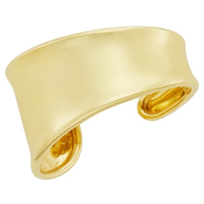 Lot 430 - Gold Cuff Bangle Bracelet