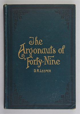 Lot 194 - LEEPER, DAVID ROHRER The Argonauts of...