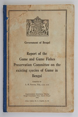 Lot 98 - FAWCUS, L. R., comp. Report of the Game and...