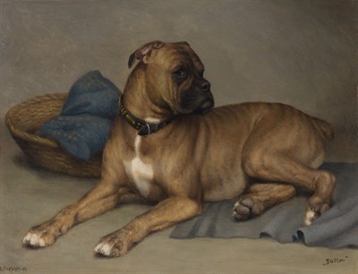 Lot 126 - Ejnar Vindfeldt Danish, 1905-1953 Buster, 1942...