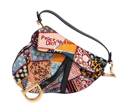 Lot 872 - Christian Dior Peace and Love Saddle Bag