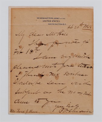 Lot 13 - [CIVIL WAR] Group of five signed items from...