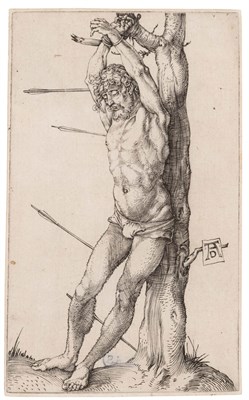 Lot 58 - Albrecht Dürer (1471-1528) SAINT SEBASTIAN...