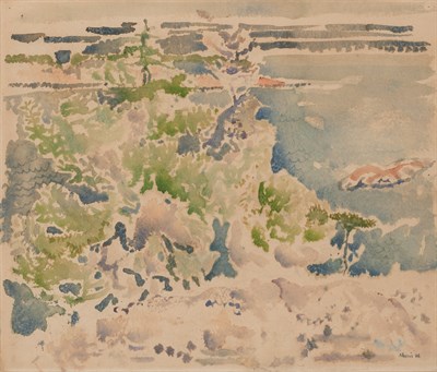 Lot 35 - John Marin American, 1870-1953 Seascape, Maine...