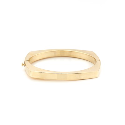 Lot 1422 - Gold Bangle Bracelet, Tiffany & Co.