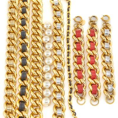 Lot 1831 - Group of Costume Necklaces and Bracelets, Erwin Pearl