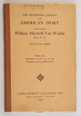 Lot 320 - VAN WINKLE, WILLIAM MITCHELL The Renowned...