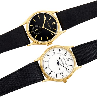 Lot 416 - Gold Wristwatch, Vacheron & Constantin, and Stainless Steel 'Portfolio' Wristwatch, Tiffany & Co.