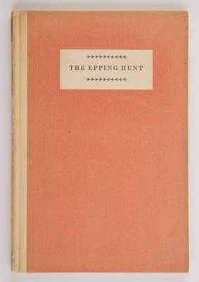 Lot 147 - HOOD, THOMAS The Epping Hunt. New York: The...