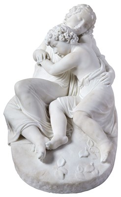 Lot 52 - Joseph Gott British, 1785-1860 Two Sleeping...