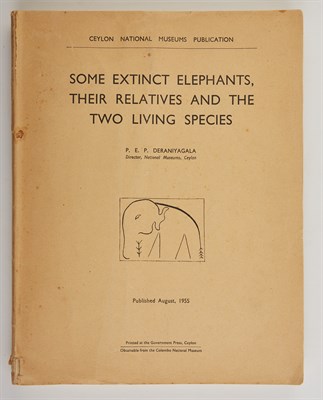 Lot 82 - DERANIYAGALA, P. E. P. Some Extinct Elephants,...