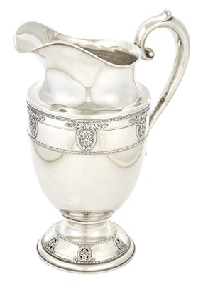 Lot 113 - Wallace Sterling Silver Water Pitcher In the...