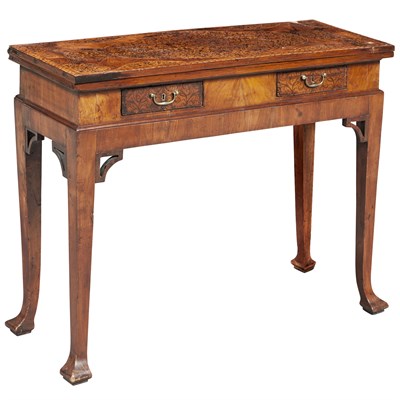 Lot 237 - George II Style Walnut and Marquetry...