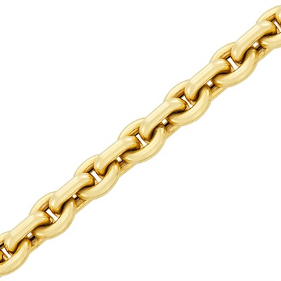 Lot 432 - Gold Link Bracelet