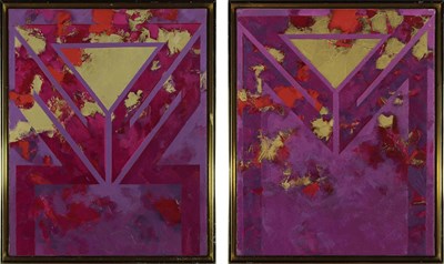 Lot 147 - Luis Feito Spanish, b. 1929 (i) 1324, 1984...