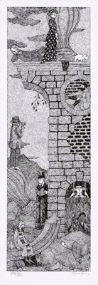 Lot 170 - GOREY, EDWARD [Signals Print 7. Fallen Urn]....