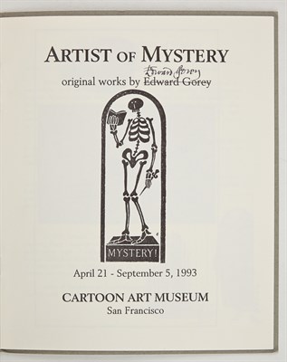 Lot 196 - [GOREY, EDWARD] Three copies of Artist of...
