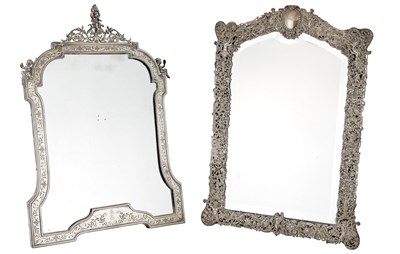 Lot 274 - Victorian Sterling Silver-Clad Wood Dressing...