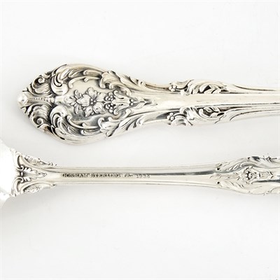 Lot 277 - Assembled Gorham Sterling Silver King Edward...