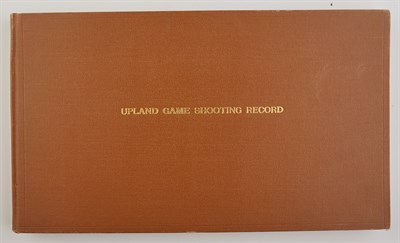Lot 61 - [CHATHAM, HUGH] Upland Game Shooting Record...