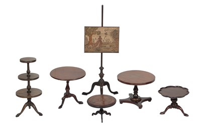 Lot 349 - Group of Miniature Wood Furniture Comprising...