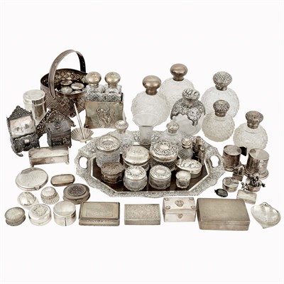 Lot 279 - Cartier Sterling Woven Basket Height 6 3/4...